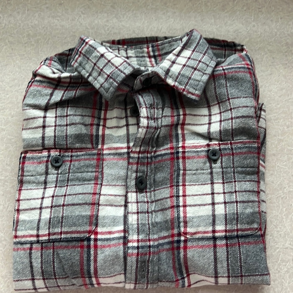 Boys J Crew flannel shirt size 6-7
